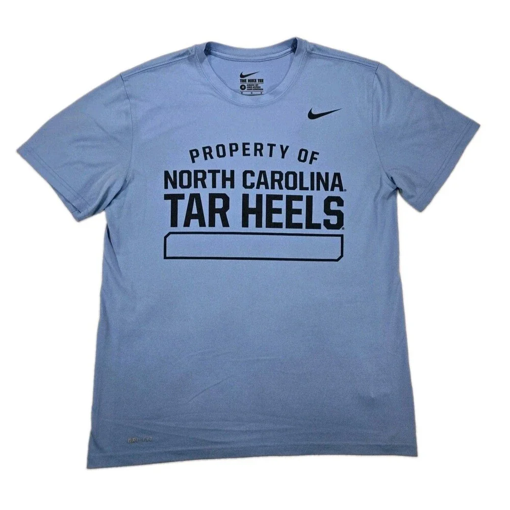 Mens Nike Dri-FIT North Carolina Tar Heels Property Of T Shirt Blue Medium NCAA